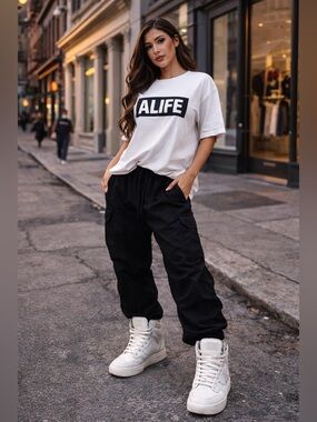 VTG ALIFE NYC High Top Sneakers – size 12 (Swag Era)